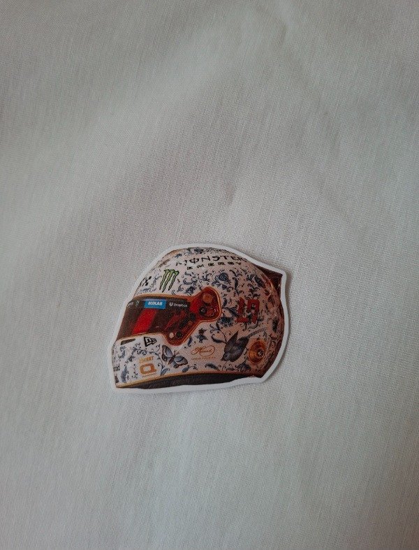 Producto - Sticker casco Hungría Lando Norris