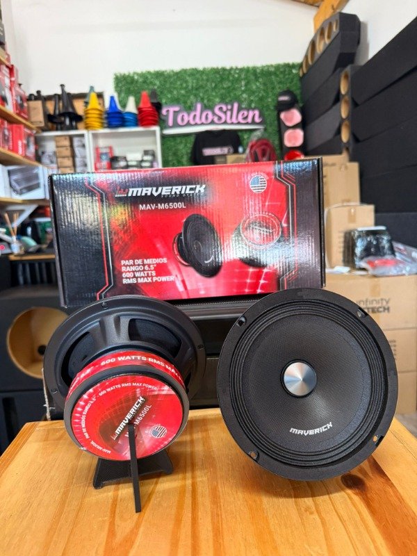 Producto - PAR DE MEDIOS 6,5" MAVERICK 300RMS