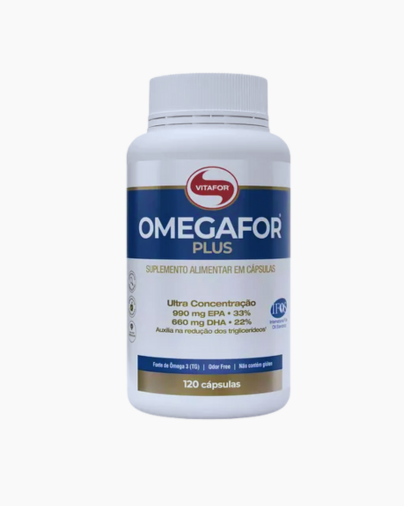 Producto - Suplemento Vitafor Omegafor Plus X 120 Unidades (Sin Sabor)