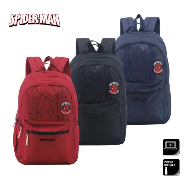 Producto - Mochila spiderman 18" Aventuras Aracnidas