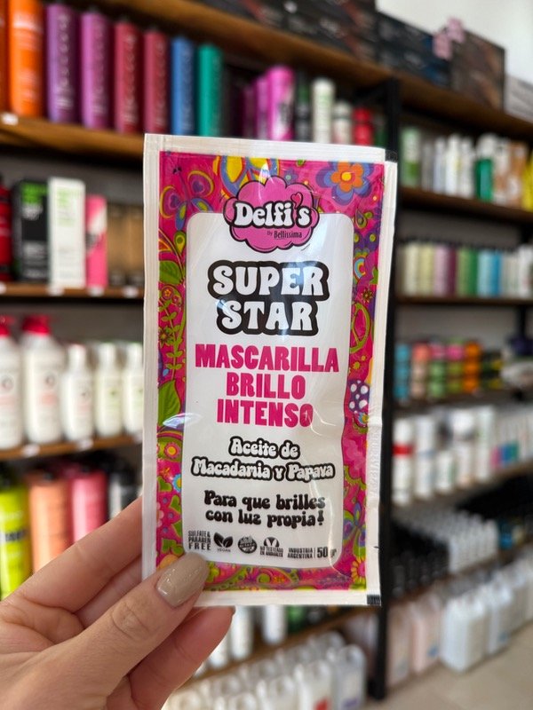 Producto - Sobre Mascarilla delfis Brillo intenso
