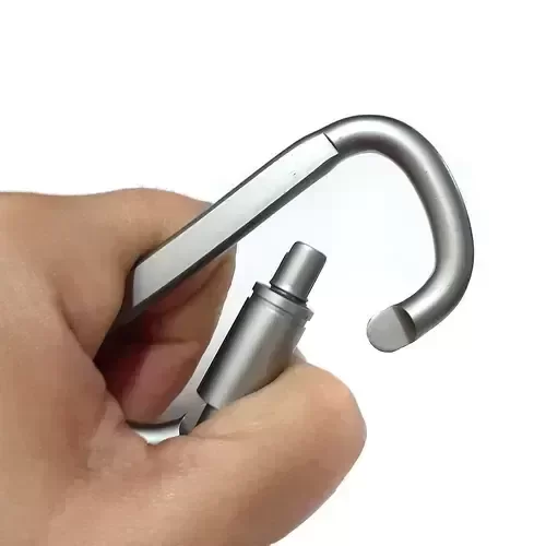 Producto - Combo 3 Mosquetónes Porta Materiales Aluminio Rosca Manual