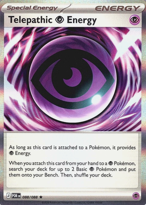Producto - Telepathic Psychic Energy (088/088) [Mega Evolution: Perfect Order] HOLO