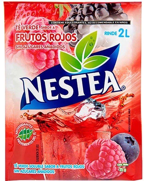 Producto - Nestea Té Verde Frutos Rojos 25gr