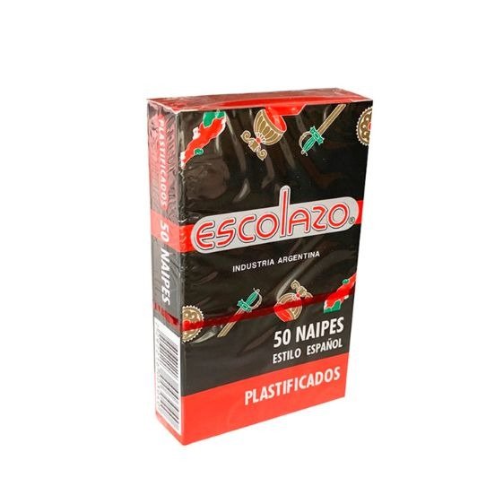 Producto - Naipes Escolazo Estilo Español Plastificadas x50unid (Casino)