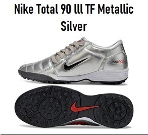 Producto - Nike Total 90 lll TF Metallic Silver