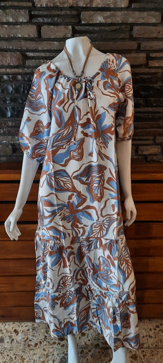 Producto - Vestido estampado manga 3/4