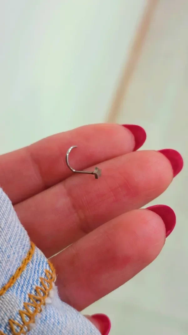 Producto - Piercing rulito luna AQ nariz - 1