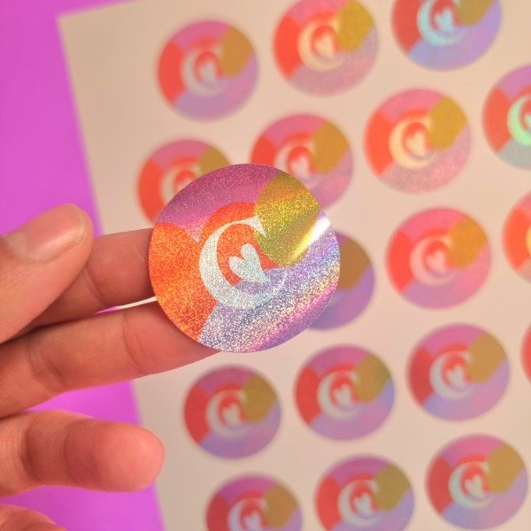 Producto - Stickers personalizados holograficos