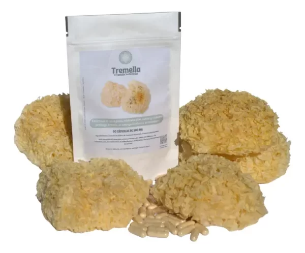 Producto - Tremella - Hongo En Polvo - x60 Cápsulas 500mg