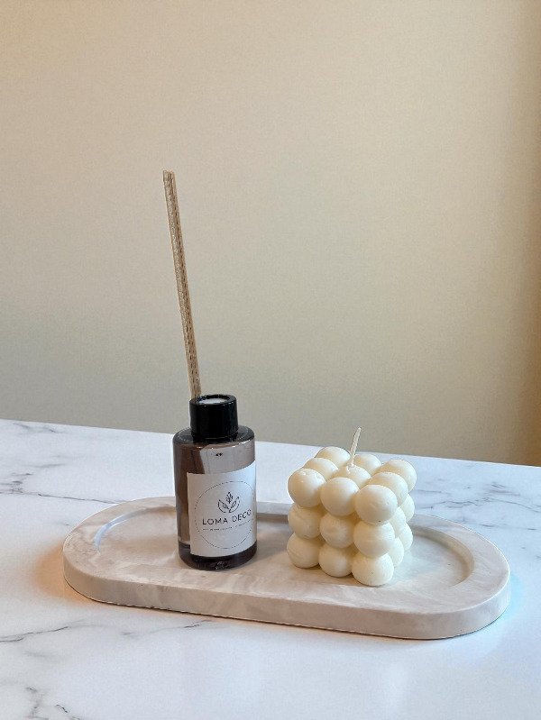 Producto - Bandeja ovalada mod. Mármol grande