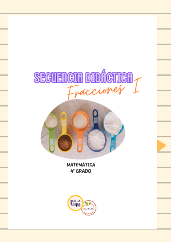 Producto - Secuencia Didáctica Fracciones I 4to grado - 3