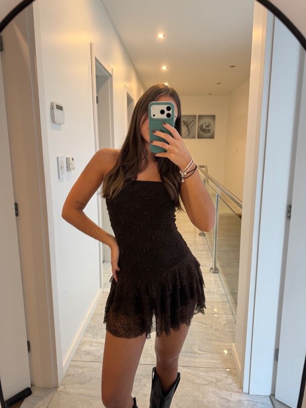 Producto - vestido flor marron