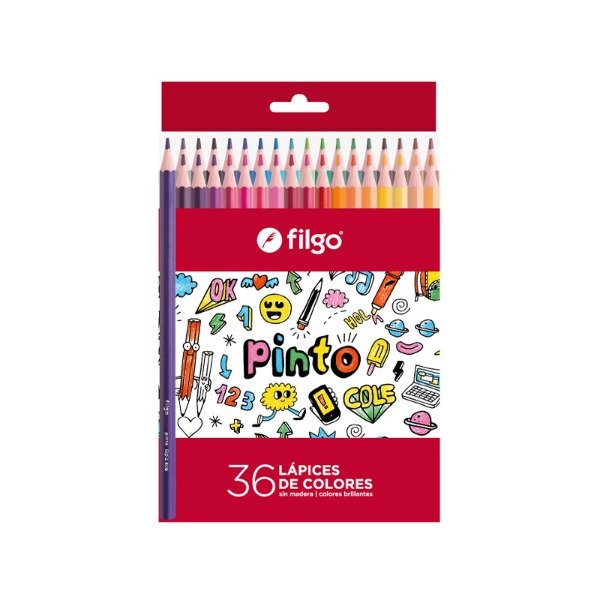 Producto - Lápices de color Filgo Pinto x 36 u