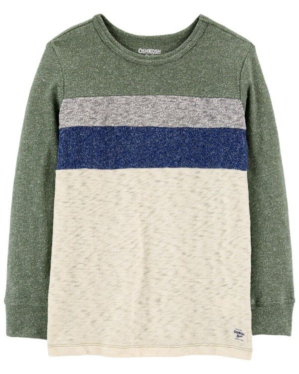 Producto - Buzo Liviano Verde y Beige