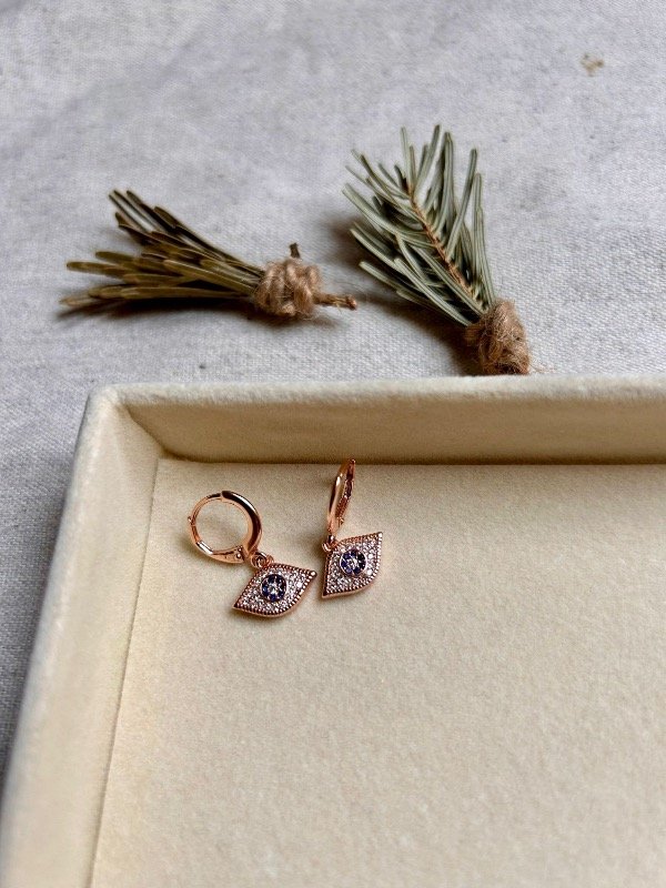 Producto - Aros Ojos Rosé Grandes
