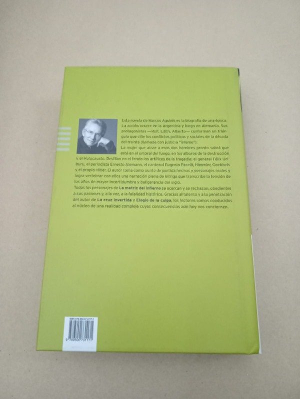 Producto - La matriz del infierno - Marcos Aguinis - Sudamericana 2009 - T D - 1