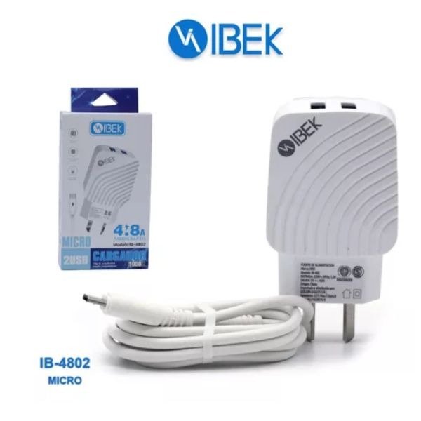 Producto - CG167 CARGADOR IBEK 4.8 DOS ENTRADAS V8