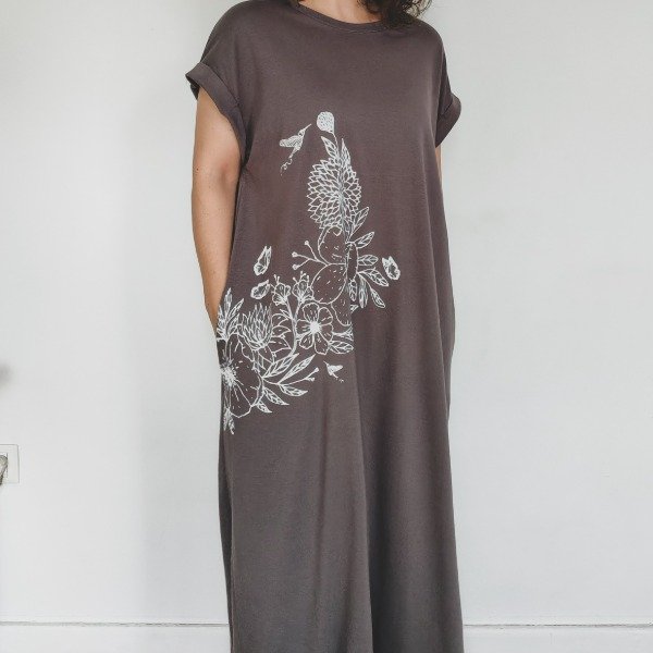 Producto - Vestido Natural Gris