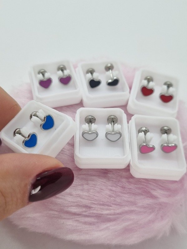 Producto - Abridor acero quirurgico corazon plano esmaltado
