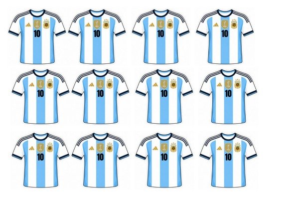 Producto - LAMINA COMESTIBLE ARGENTINA CAMISETA MESSI - 0