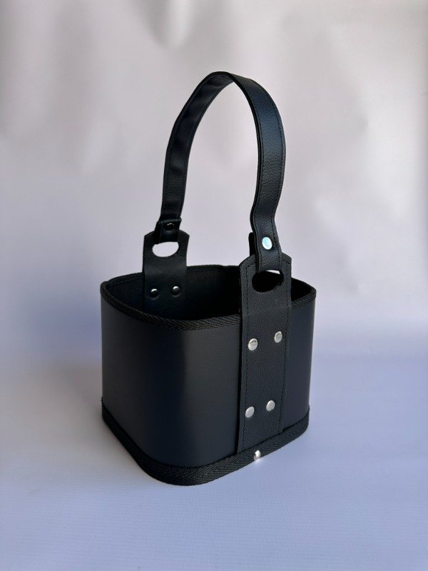 Producto - Canasta matera de eco- cuero