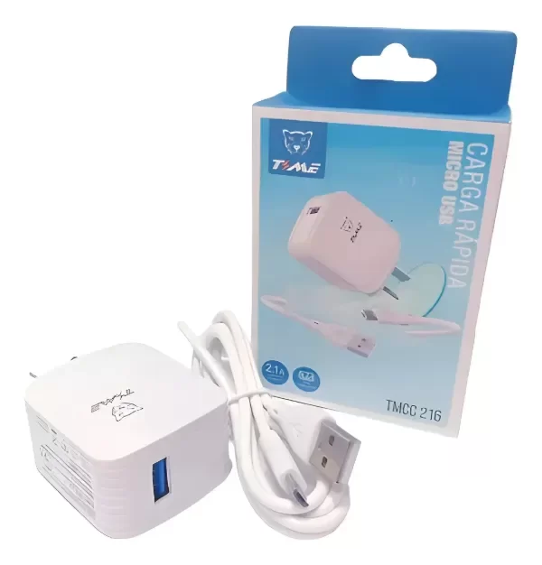 Producto - Cargador Time V8 micro usb - 1