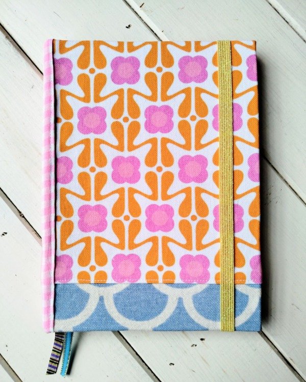 Producto - Cuaderno A5 Flores rosa y naranja