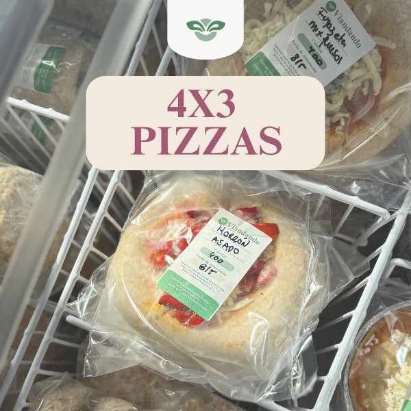 Producto - 4x3 PIZZAS INTEGRALES