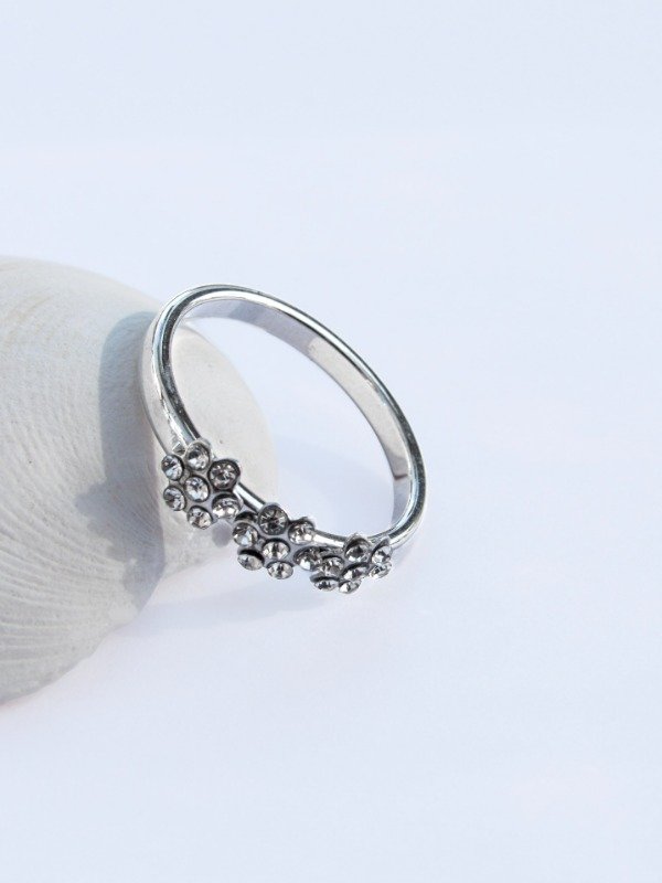 Producto - Anillo 3 Flores de Strass