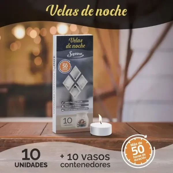 Producto - VELA NOCHE X10