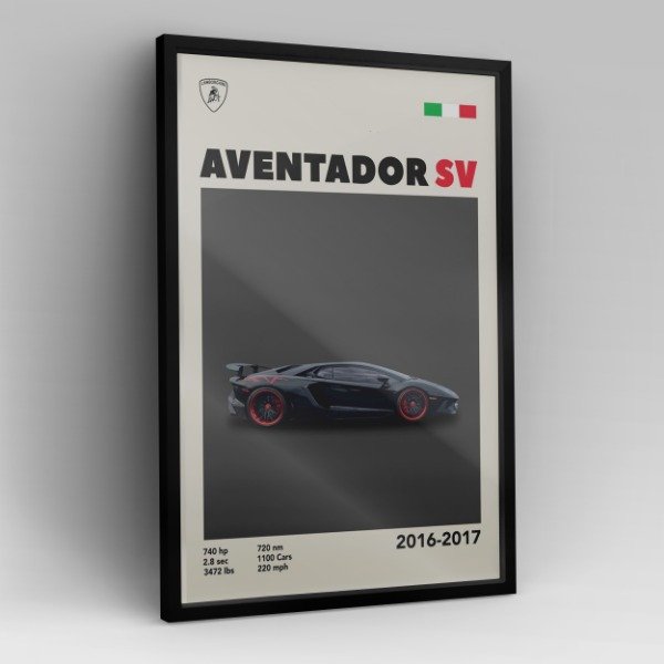 Producto - Cuadro Lamborghini Aventador SV