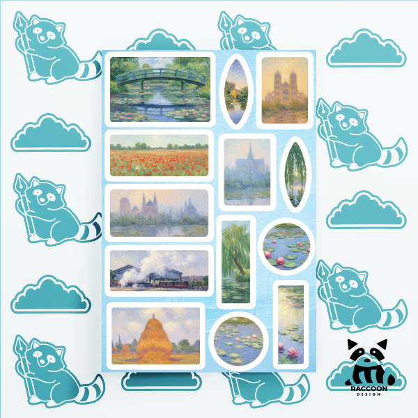 Producto - Plancha de Stickers Monet