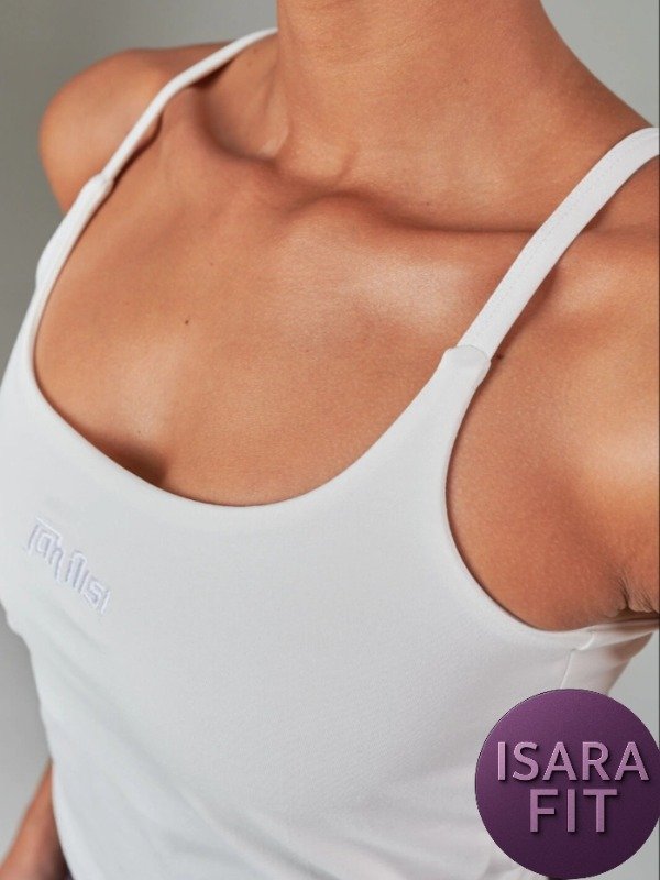 Producto - Musculosa Cropped Blanco - 0