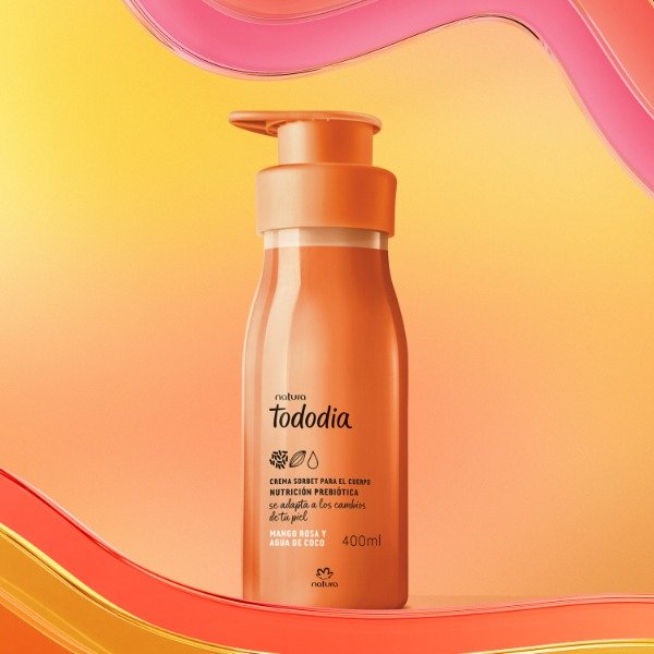 Producto - CREMA CORPORAL NATURA TODODIA "MANGO ROSA Y AGUA DE COCO" 400 ML