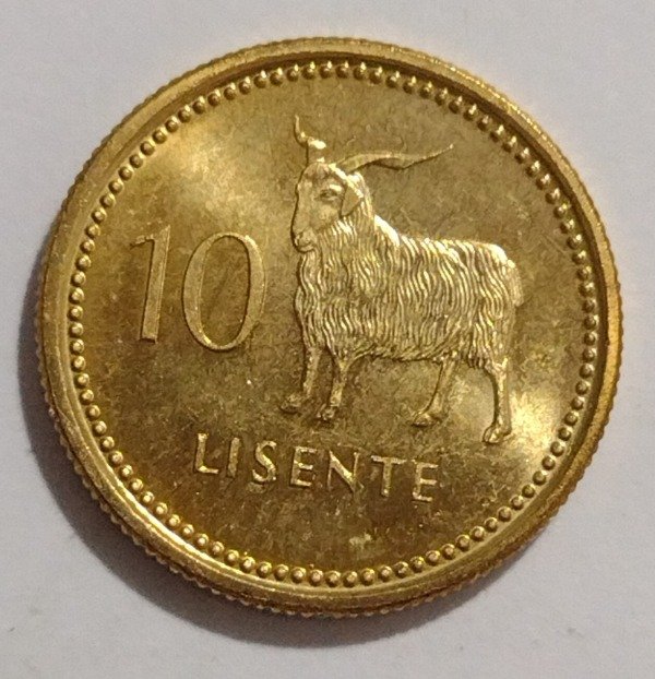 Producto - Lesotho 10 lisente 1998