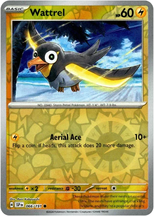 Producto - Wattrel - 066/191 - Surging Sparks - Reverse Holo