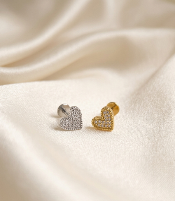 Producto - Silueta de corazón con microstrass