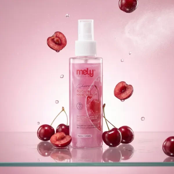 Producto - Body Splash con Glitter Cherry MELY