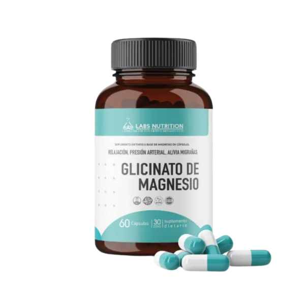 Producto - GLICINATO DE MAGNESIO 60 CAPS - LABS NUTRITION