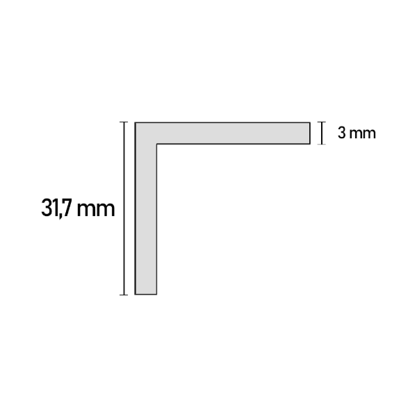 Producto - Ángulo 31,7 x 3mm - 0