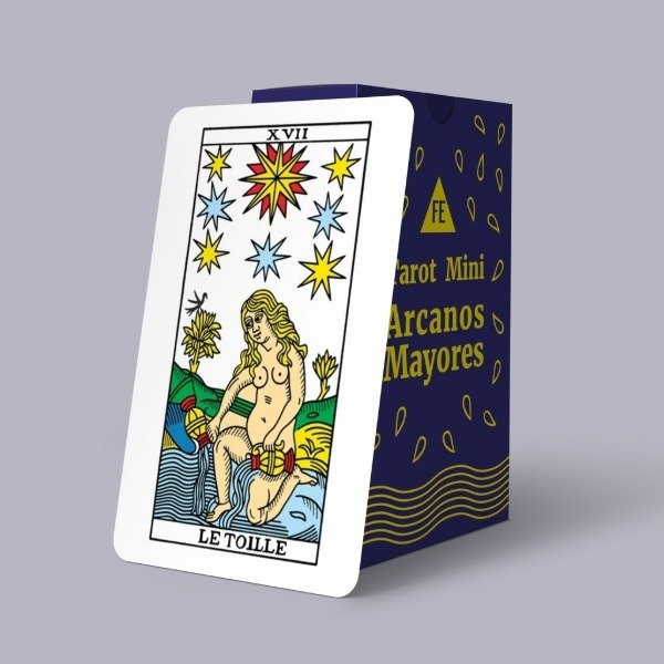Producto - TAROT MINI ARCANOS MAYORES - FE Y CÁPSULA DORADA