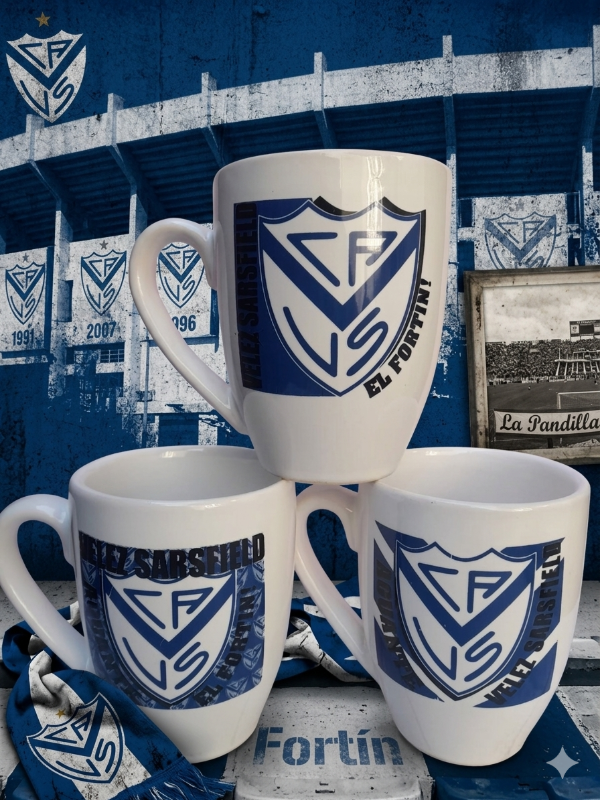 Producto - TAZAS BOMBE VELEZ SARFIELD