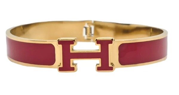 Producto - Pulsera H Ancha color Rojo - 1