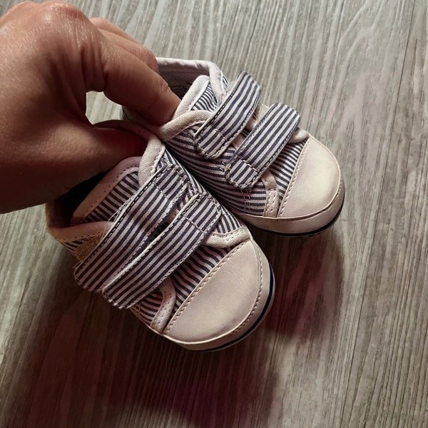 Producto - Zapatitos Rayas Azul y Blanco NC