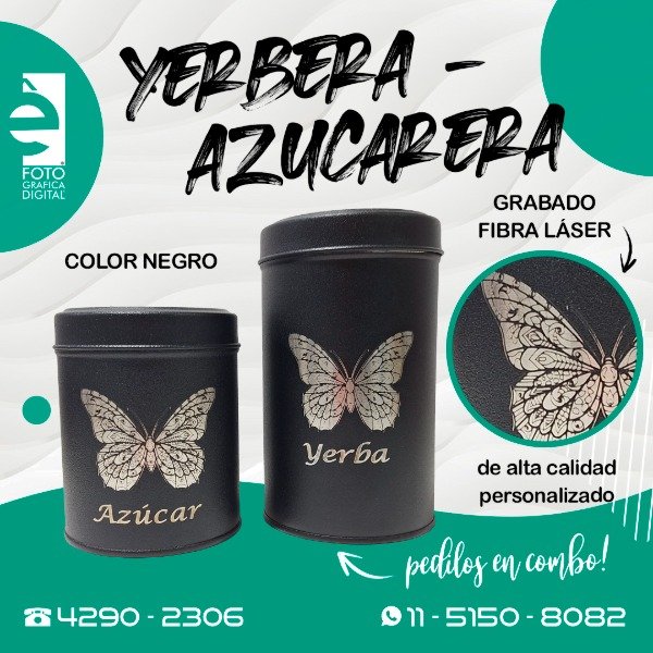 Producto - Combo yerbera + azucarera