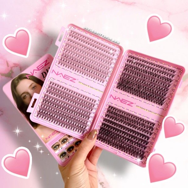 Producto - LIBRO PARA DIY PESTAÑAS ROSA BEBÉ NAEZ X 1 SET