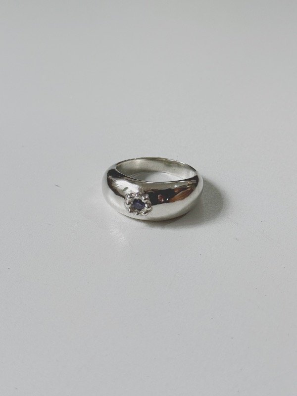 Producto - Anillo bombée fleur - 1