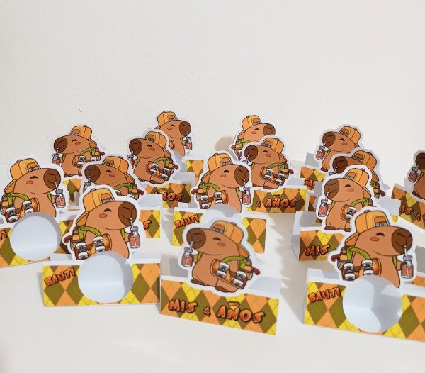 Producto - Porta mini donas capibara