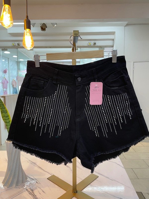 Producto - Short negro emilia 0336
